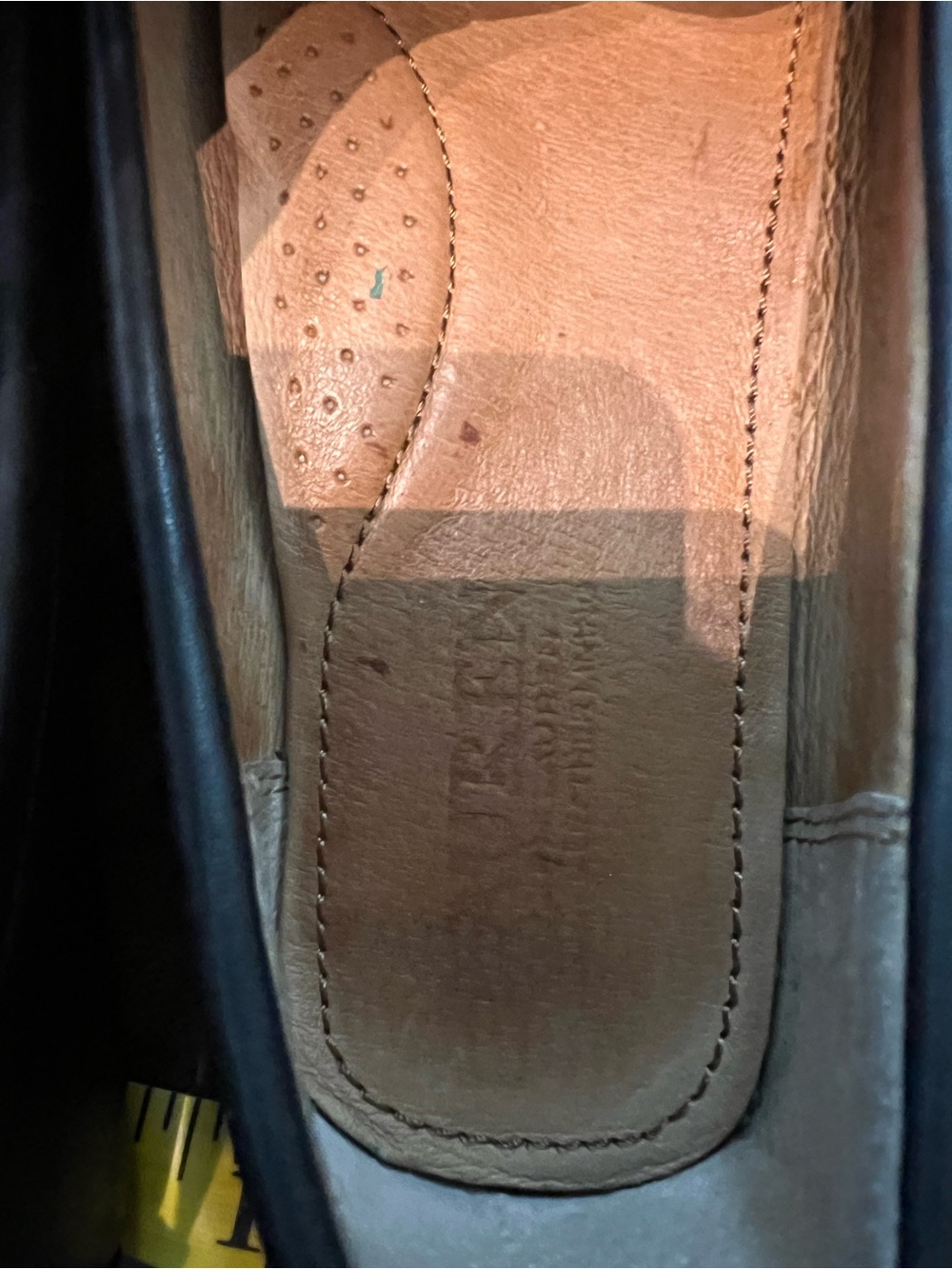 Lauren By Ralph Lauren Black Briley Leather Loafer Flats Women’s Size 8 - Picture 4 of 7